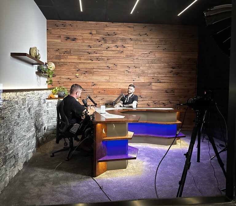 Behind the scenes of the Hypotential Unlocking Business podcast, featuring Kane Tyler Smith, Founder of Smartfix